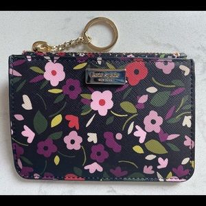 Kate spade small coin purse key chain wallet